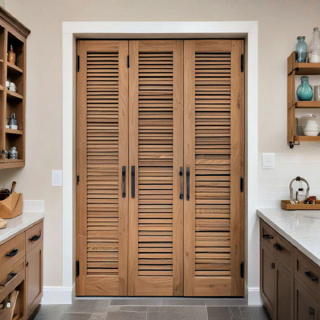 louvered pantry door