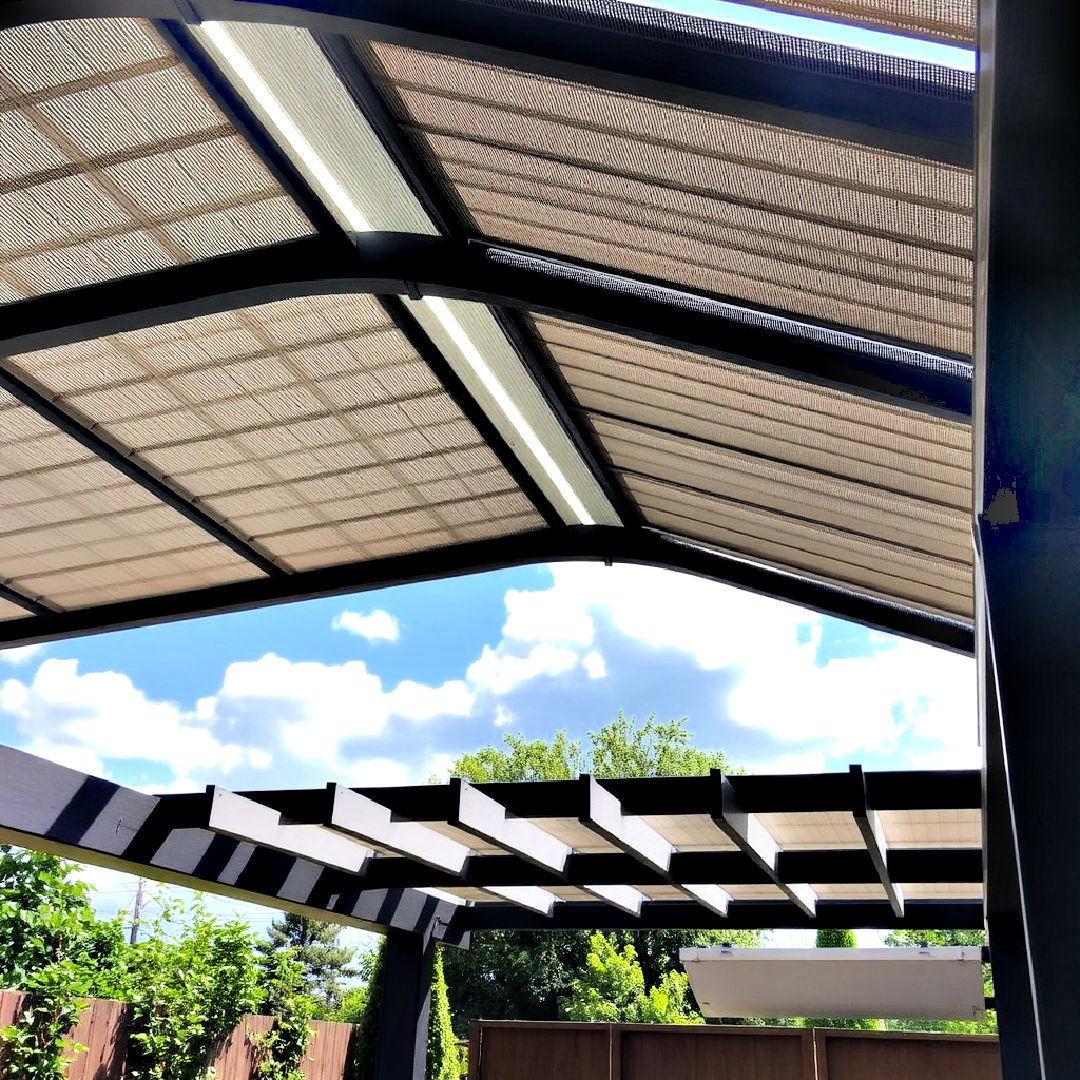 louvered roof system