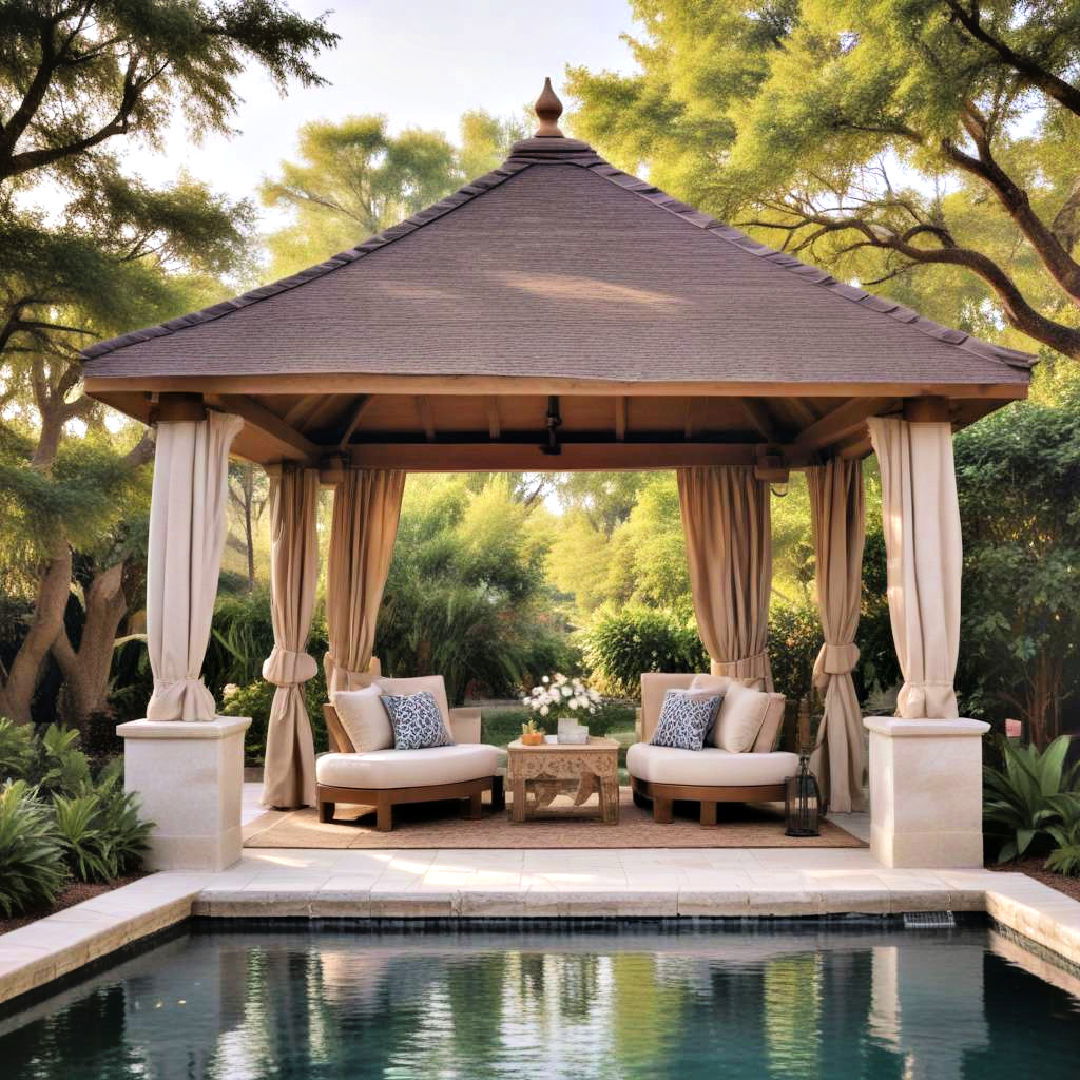 luxe cabana style gazebo