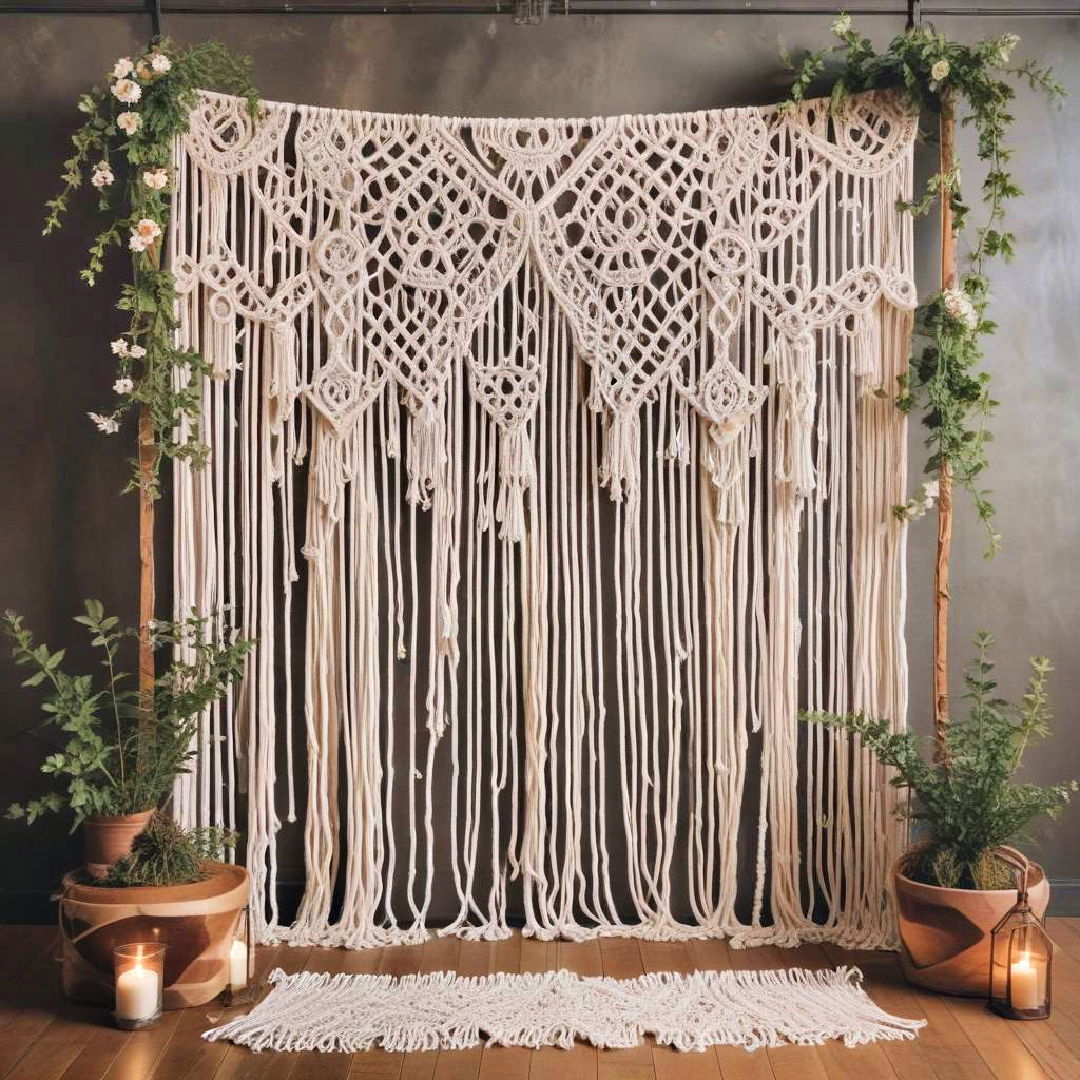 macrame backdrops