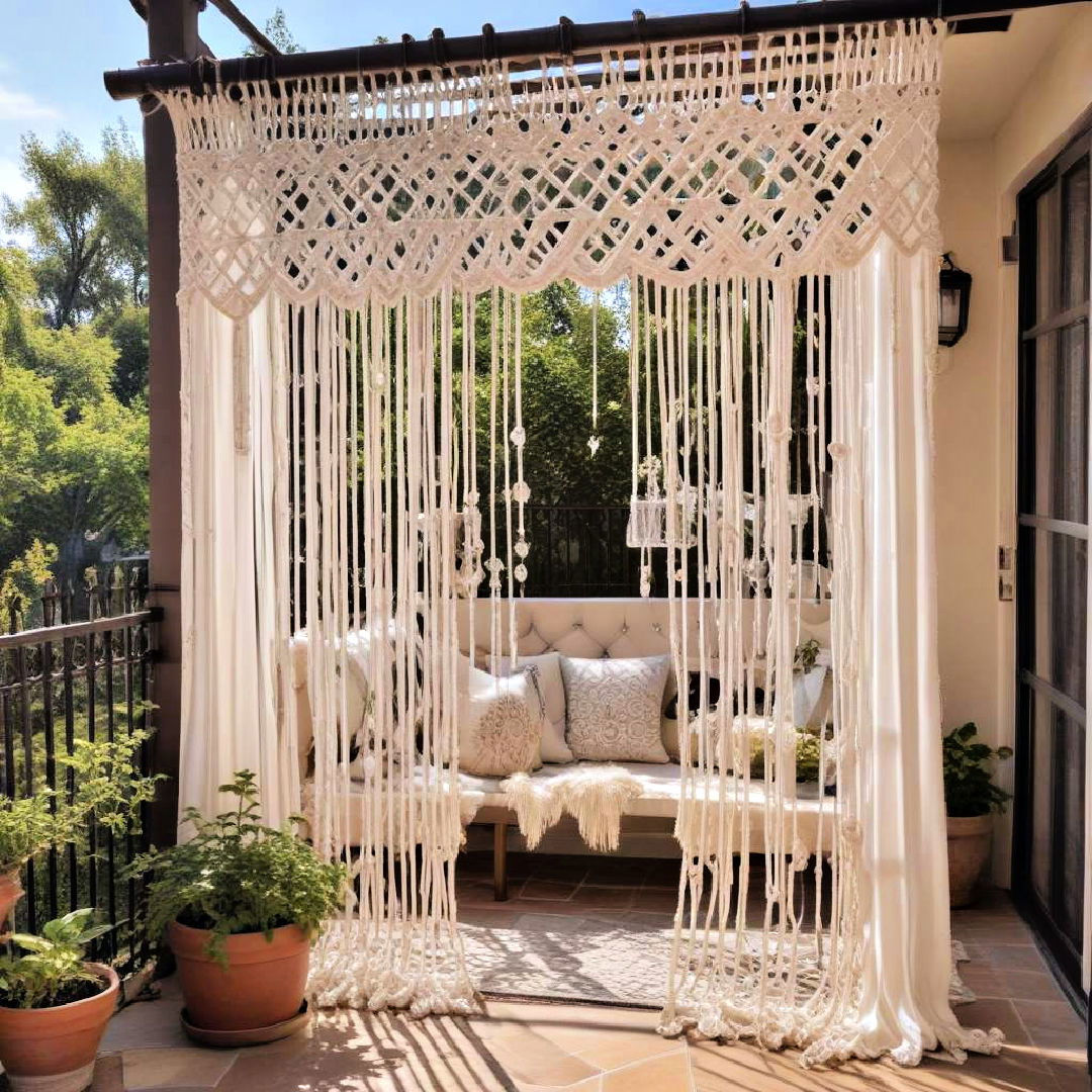 macramé curtains