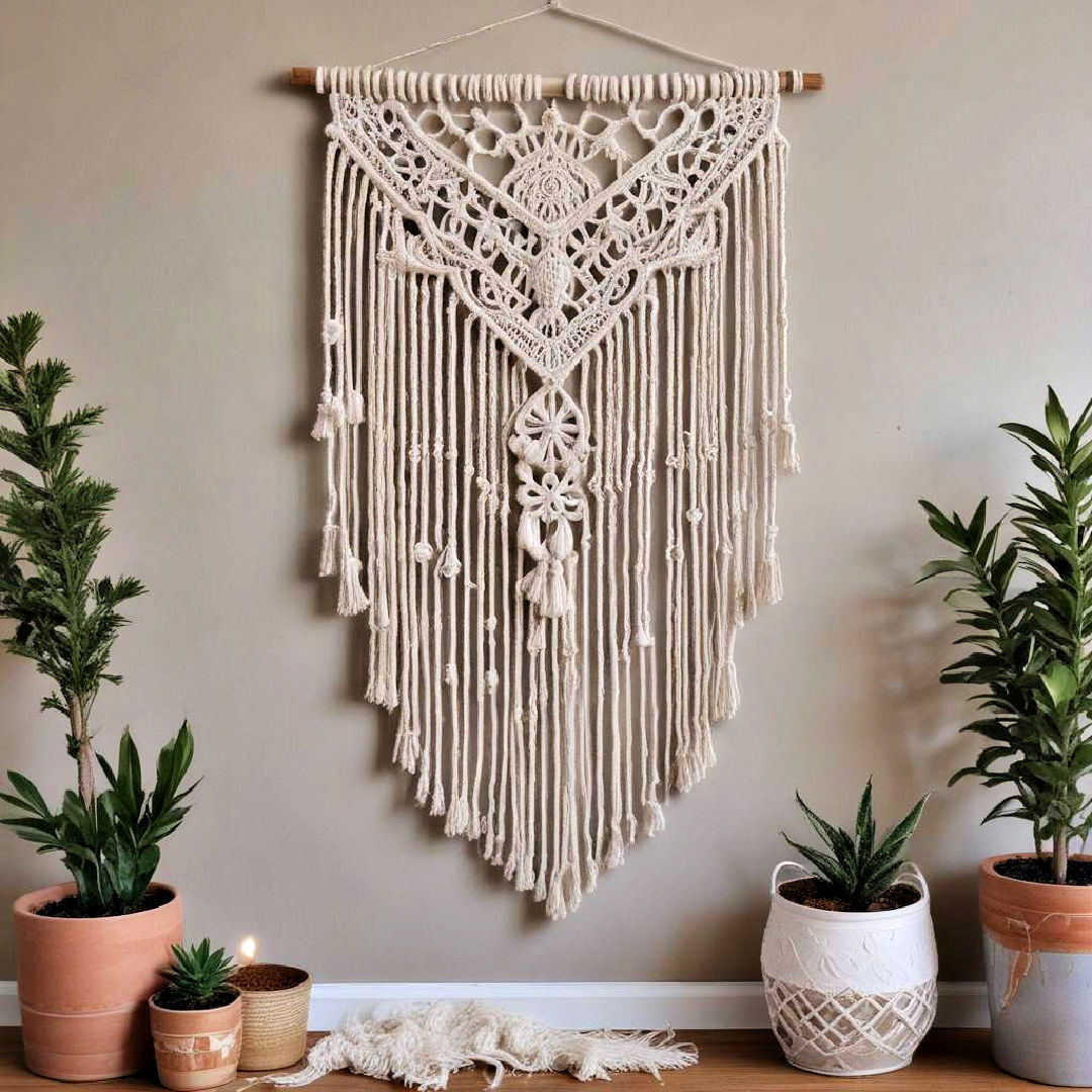 macramé wall hangings