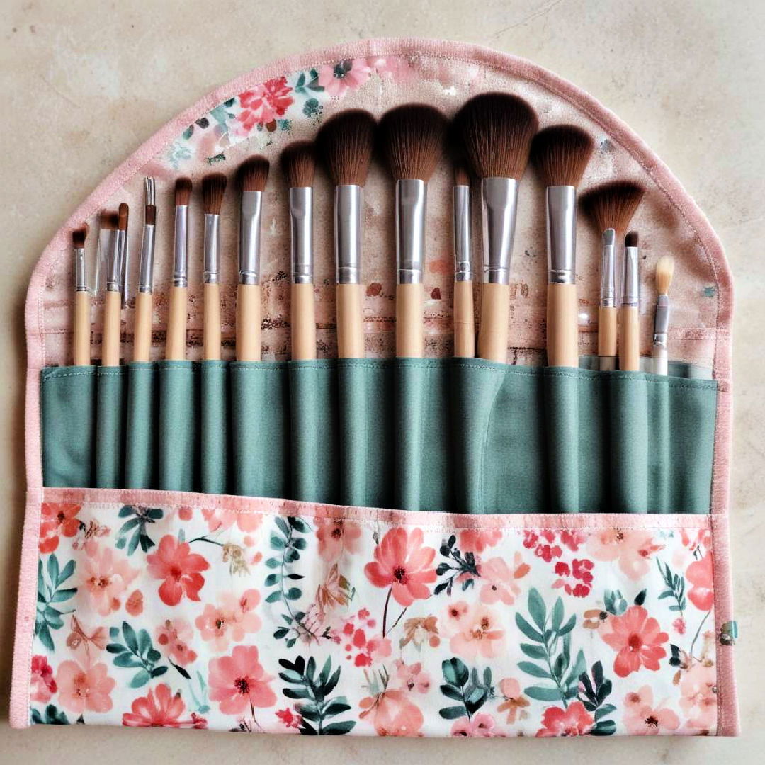 makeup brush roll