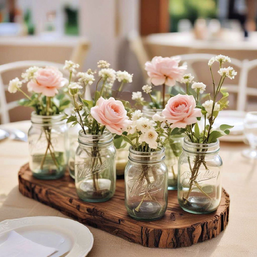 mason jar centerpieces