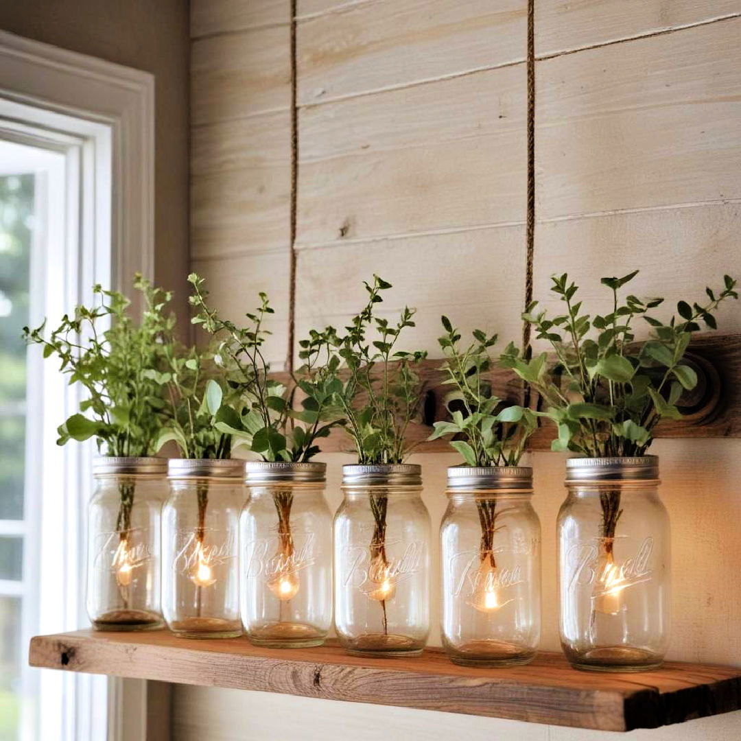 mason jar décor