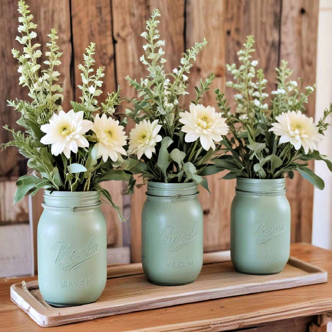 mason jar vases