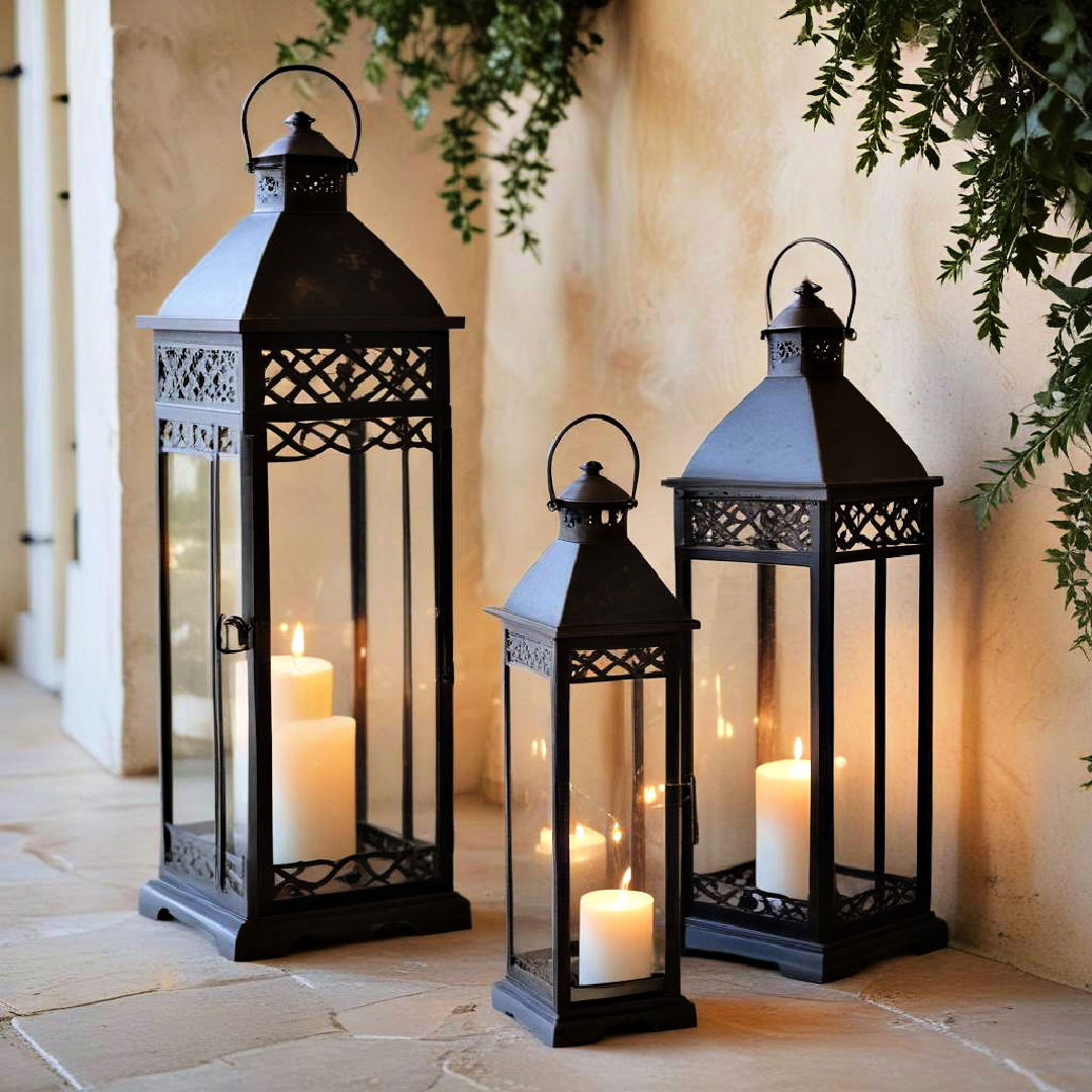 mediterranean style lanterns