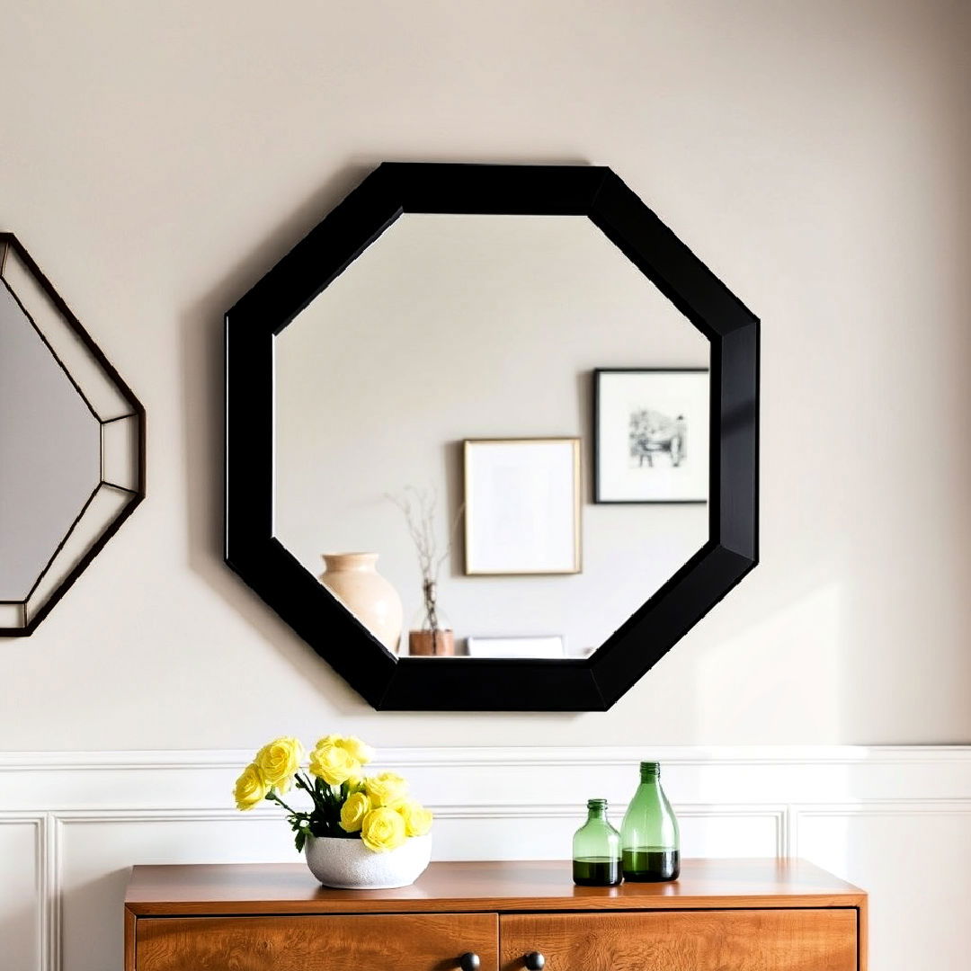 mirrors with bold geometric frames