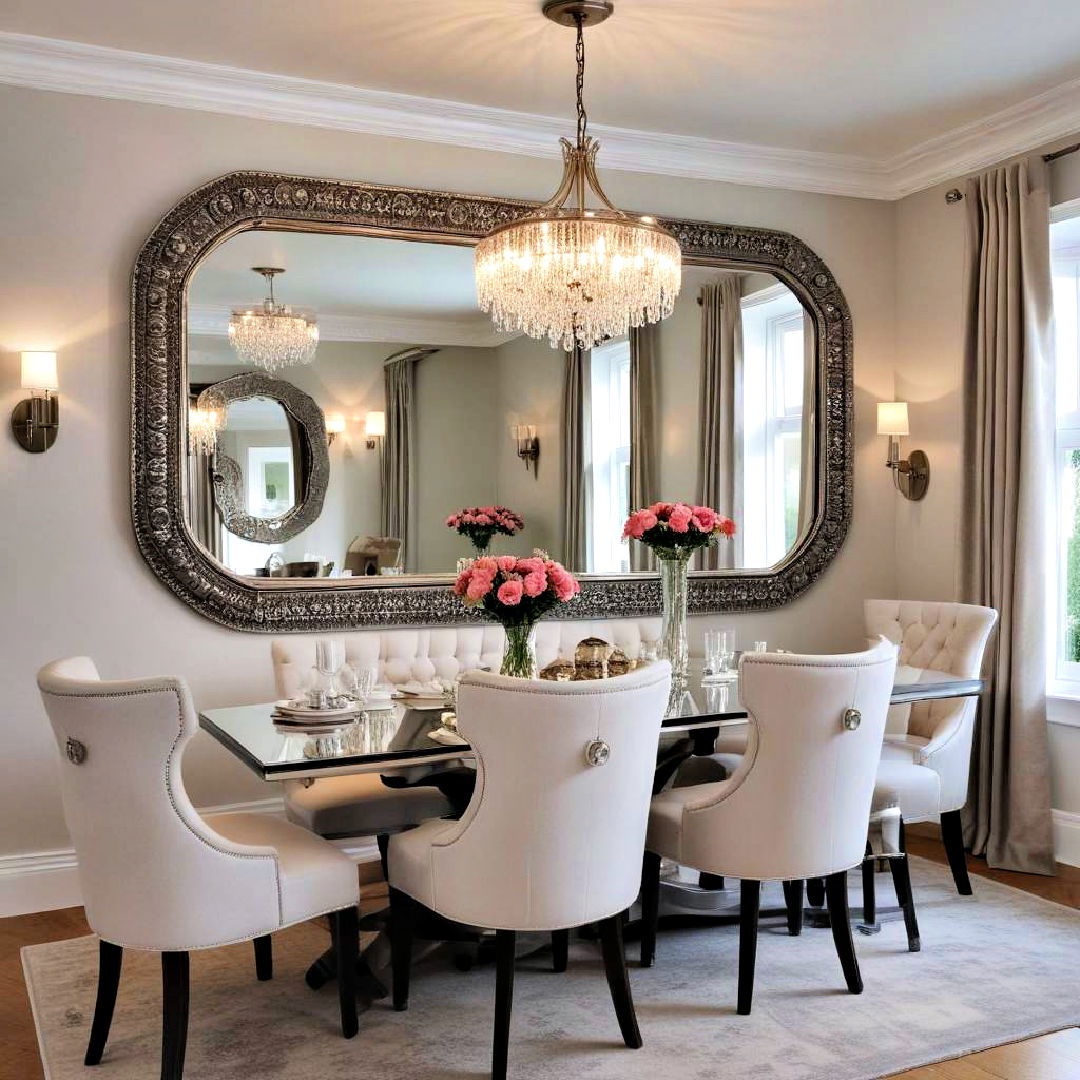 mirrors with mirrored frames for maximum reflection