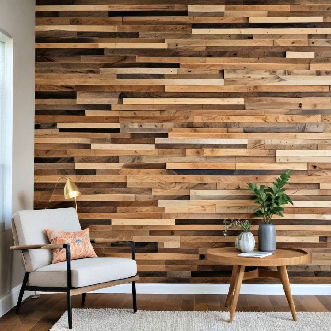 mixed wood slats