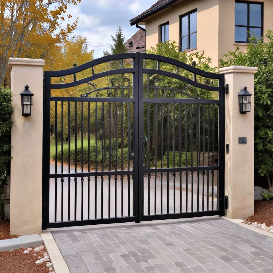 modern aluminum gates