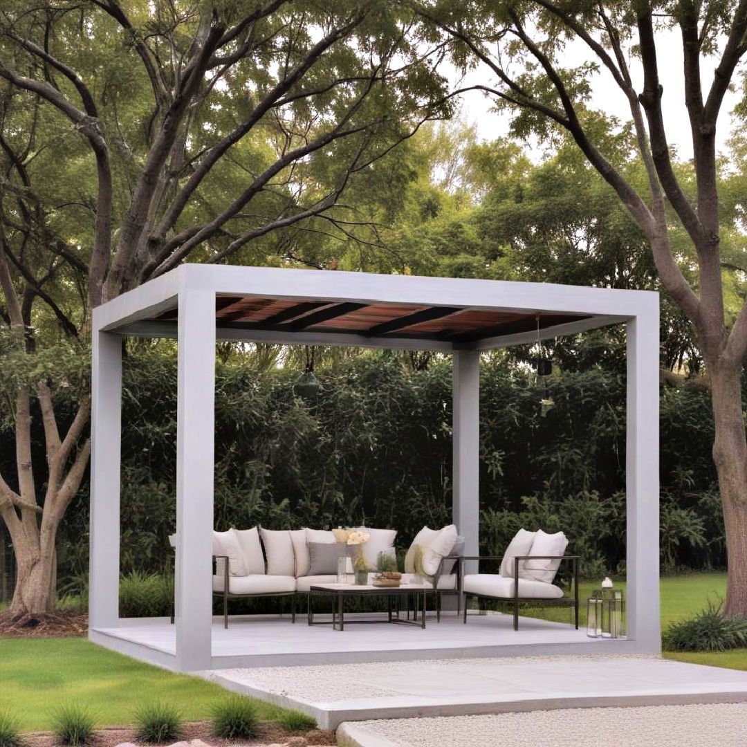 modern minimalist gazebo