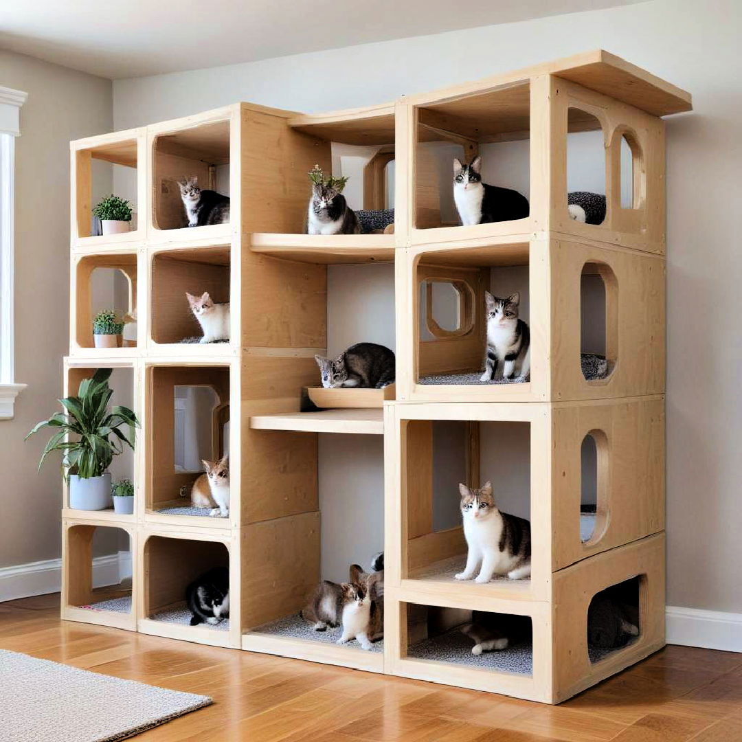 modular cat playhouse