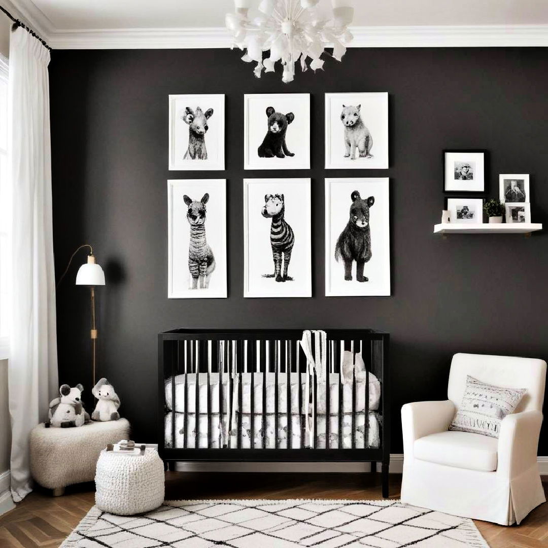 monochrome wall art