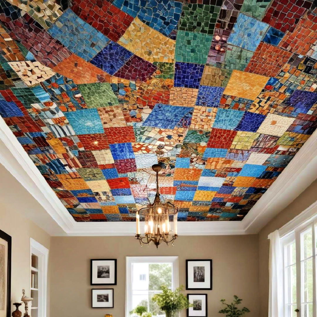 mosaic glass ceiling