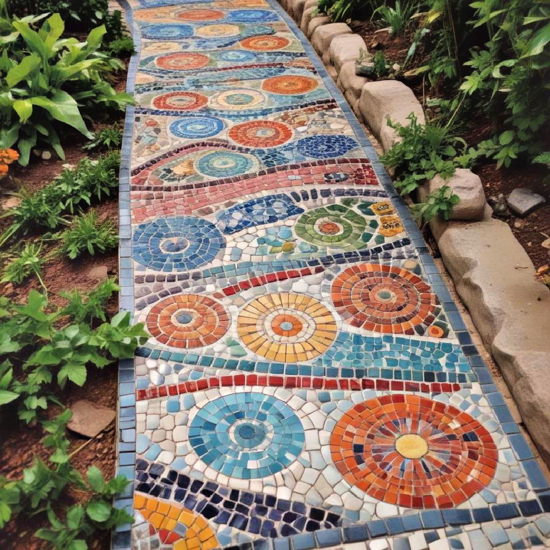 mosaic magic walkway