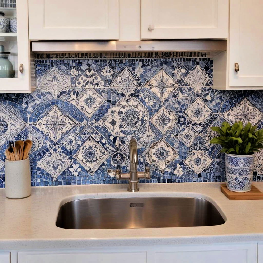 mosaic tile backsplash