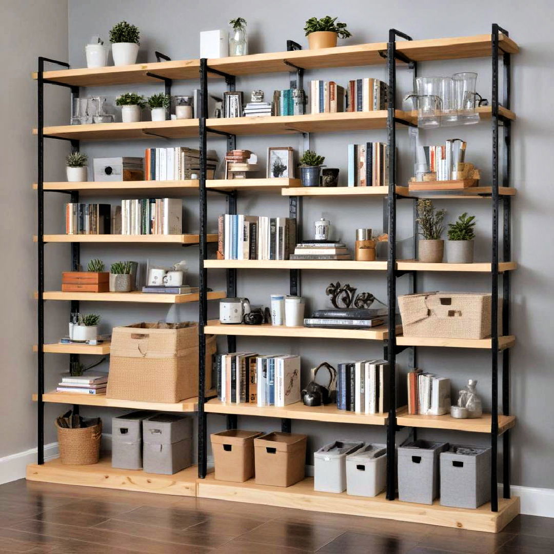 multi functional shelving units