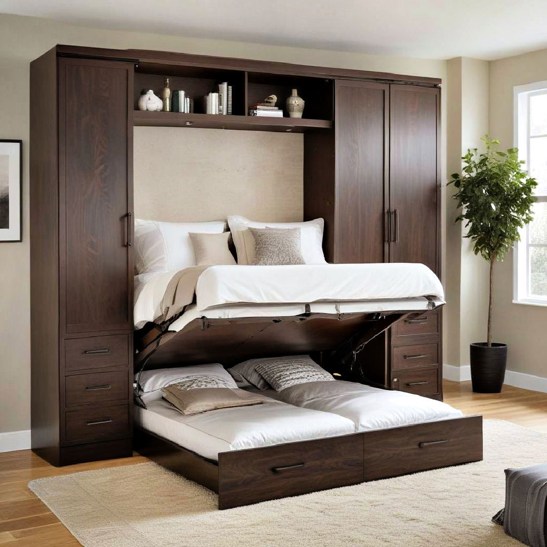 murphy beds with storage