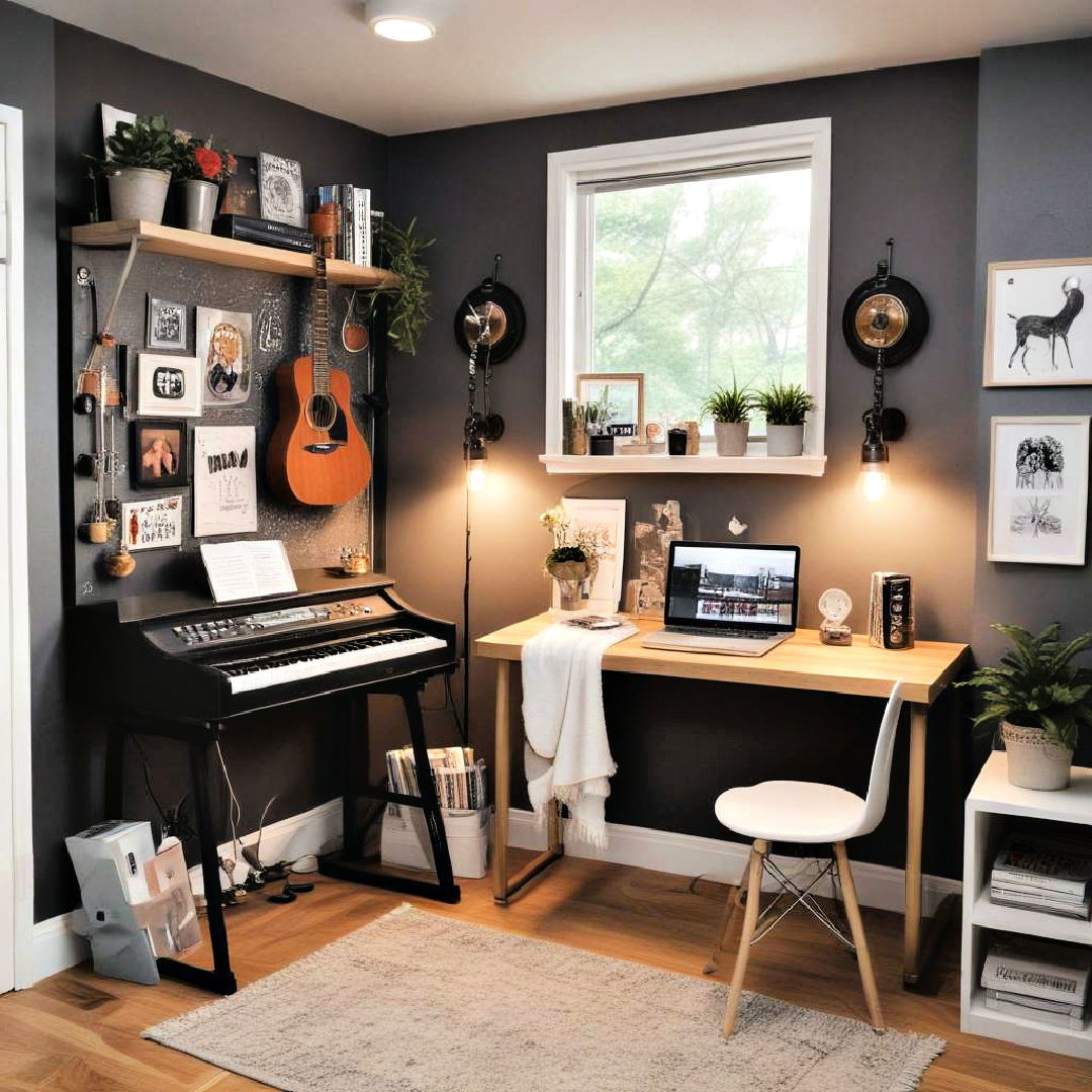 music studio nook