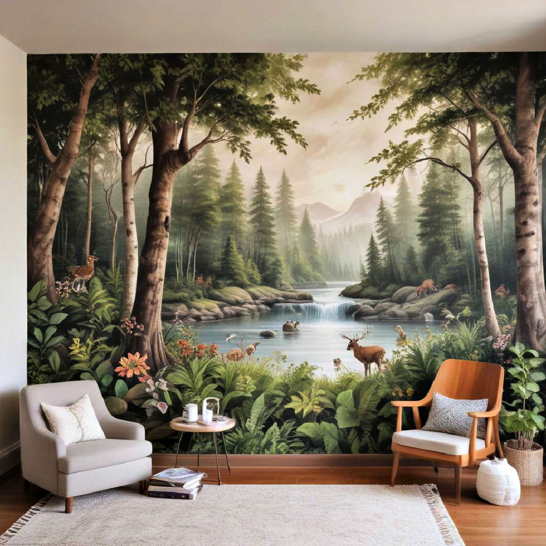 nature inspired murals