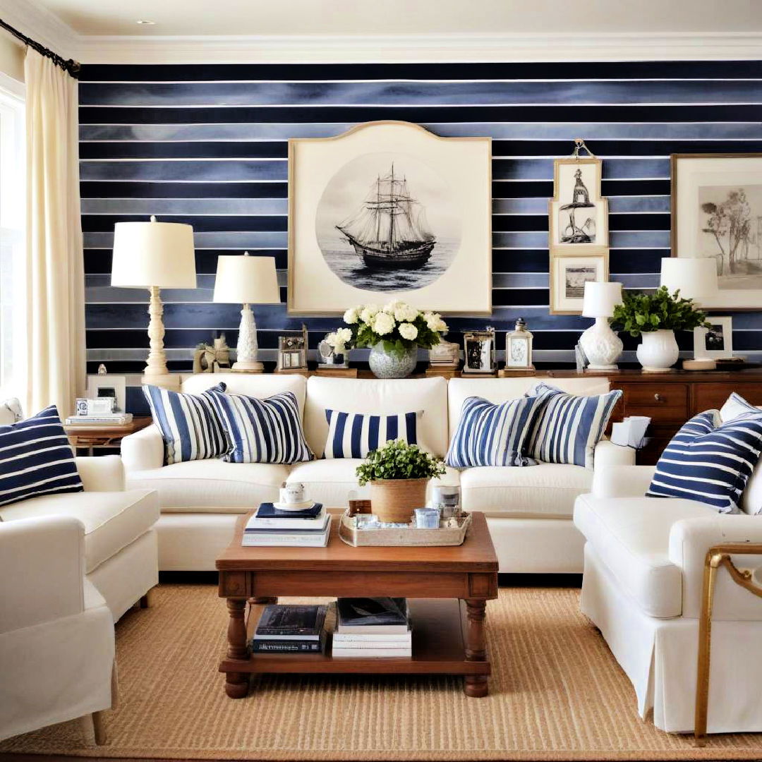 nautical stripes for classic elegance