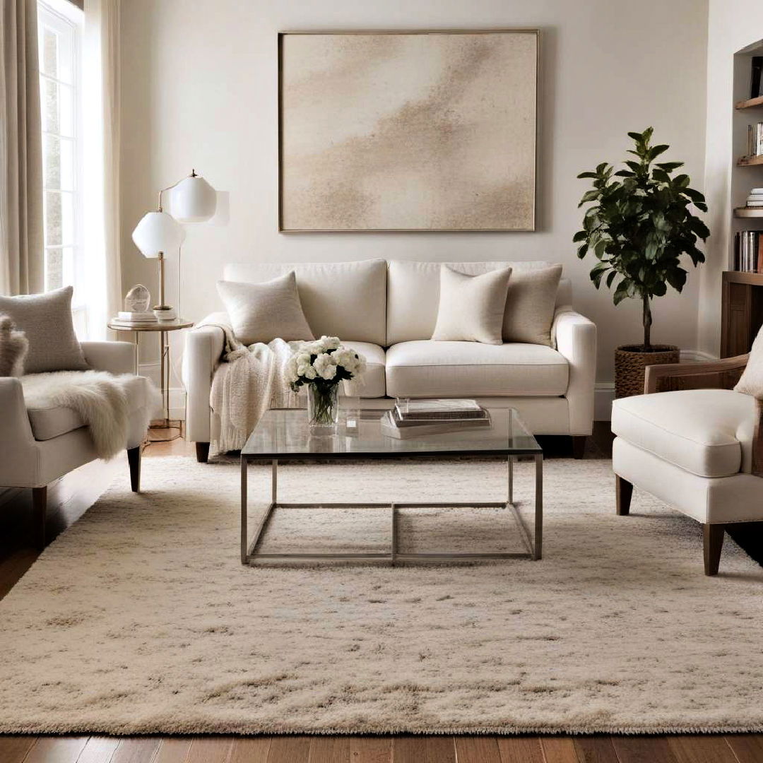 neutral area rugs for soft texture