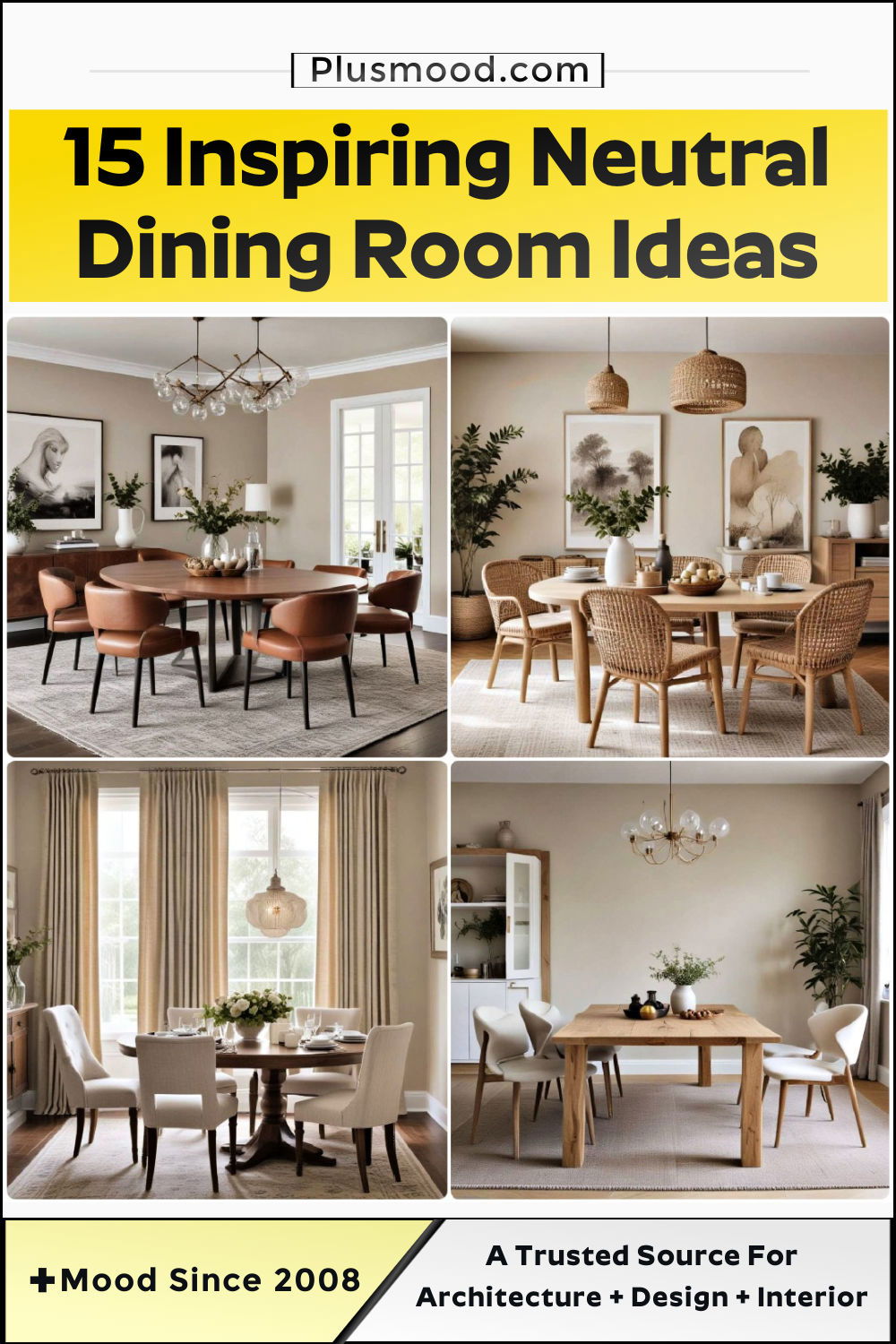 neutral dining room ideas to copy