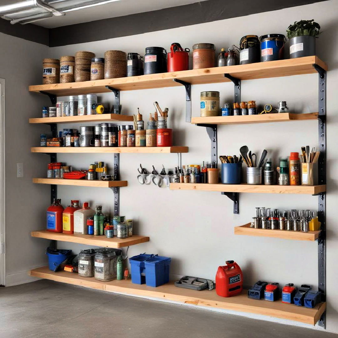 open shelving