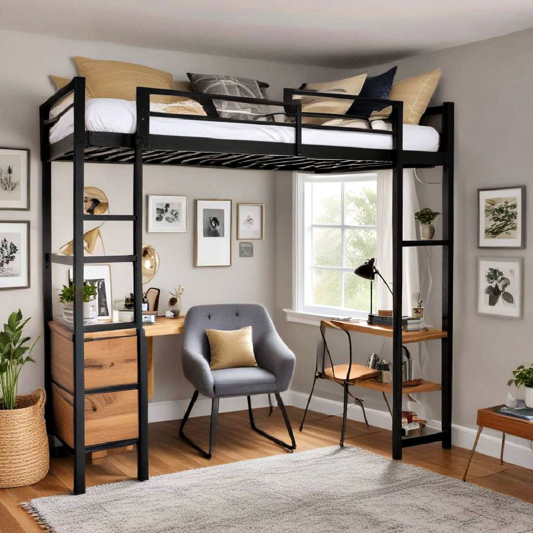 opt for a loft bed