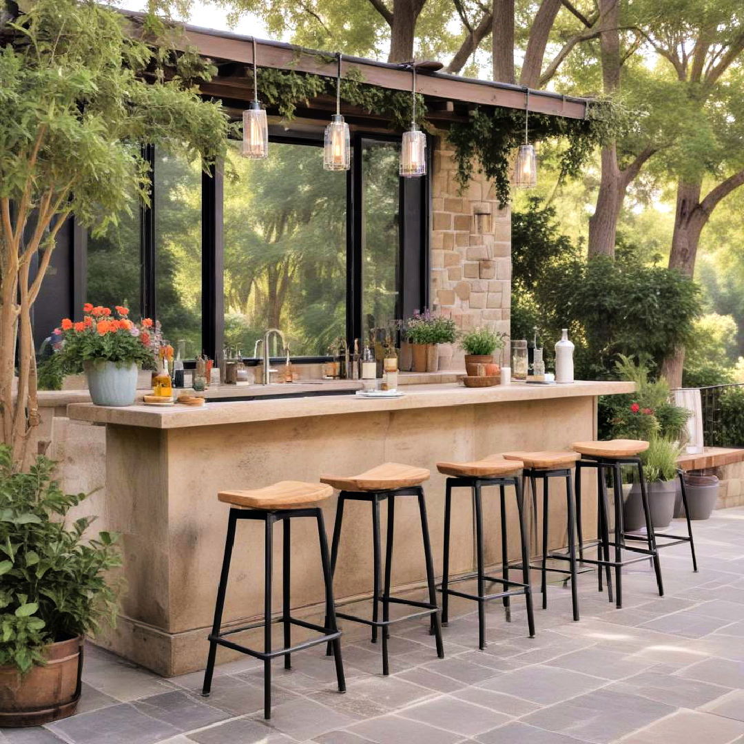 outdoor bar stools