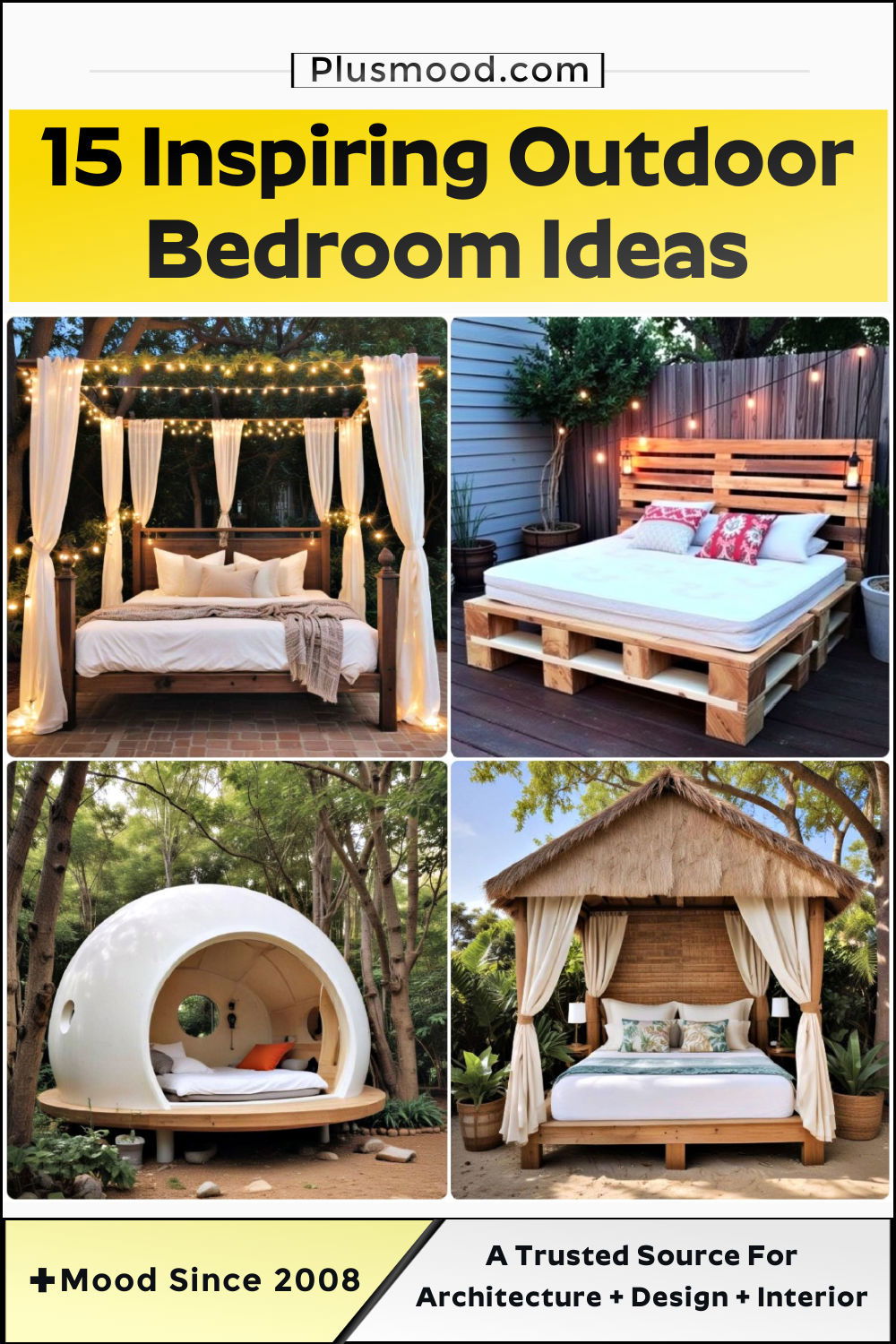 outdoor bedroom ideas and inspiration