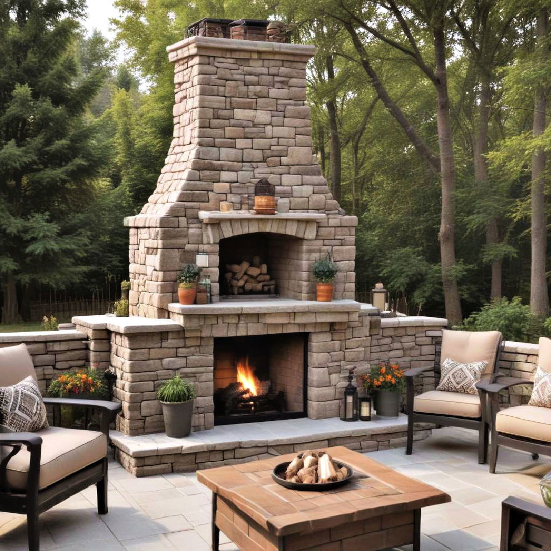 outdoor fireplaces