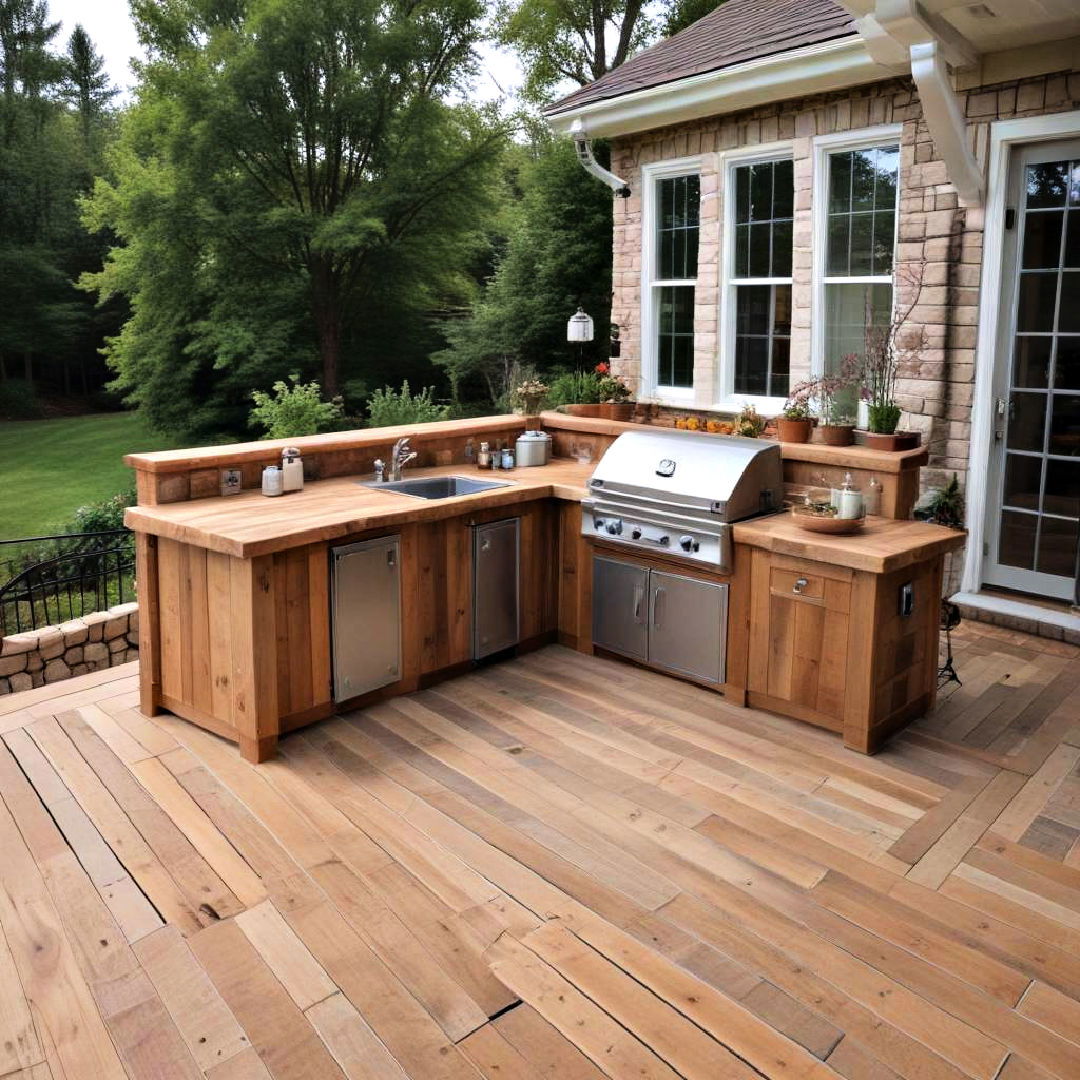 outdoor kitchen decks