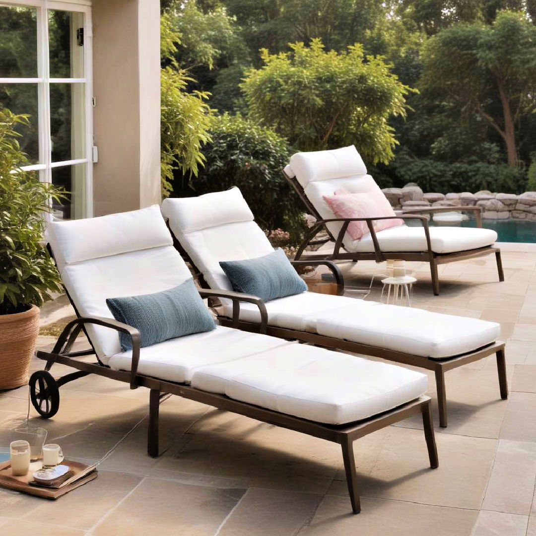 outdoor lounge chairs