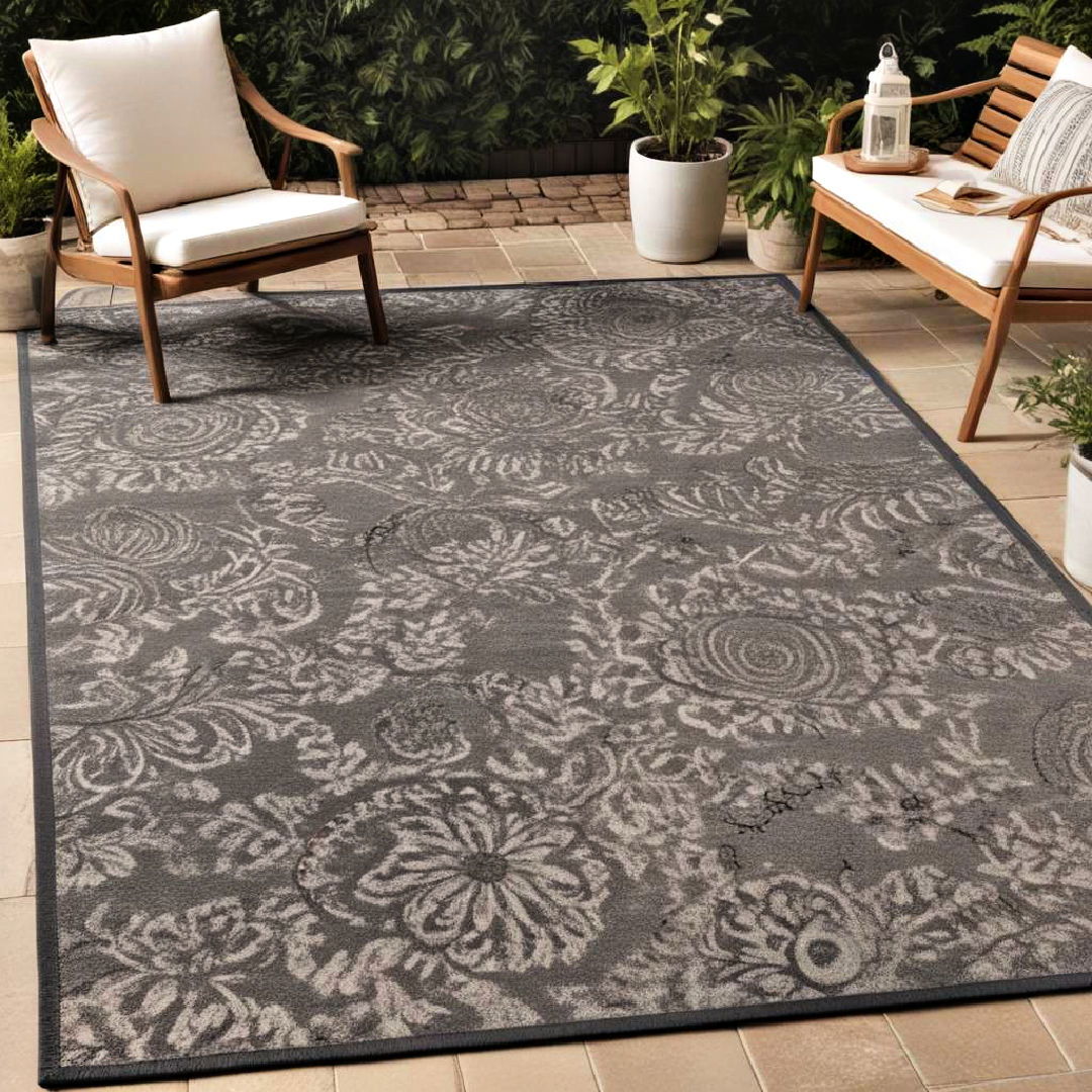 outdoor rugs hardscaping