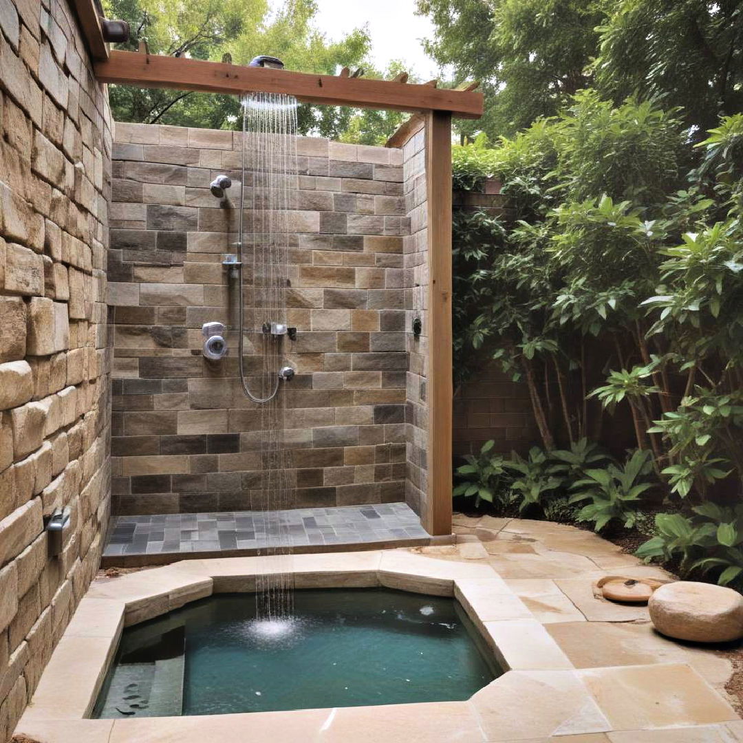 outdoor showers