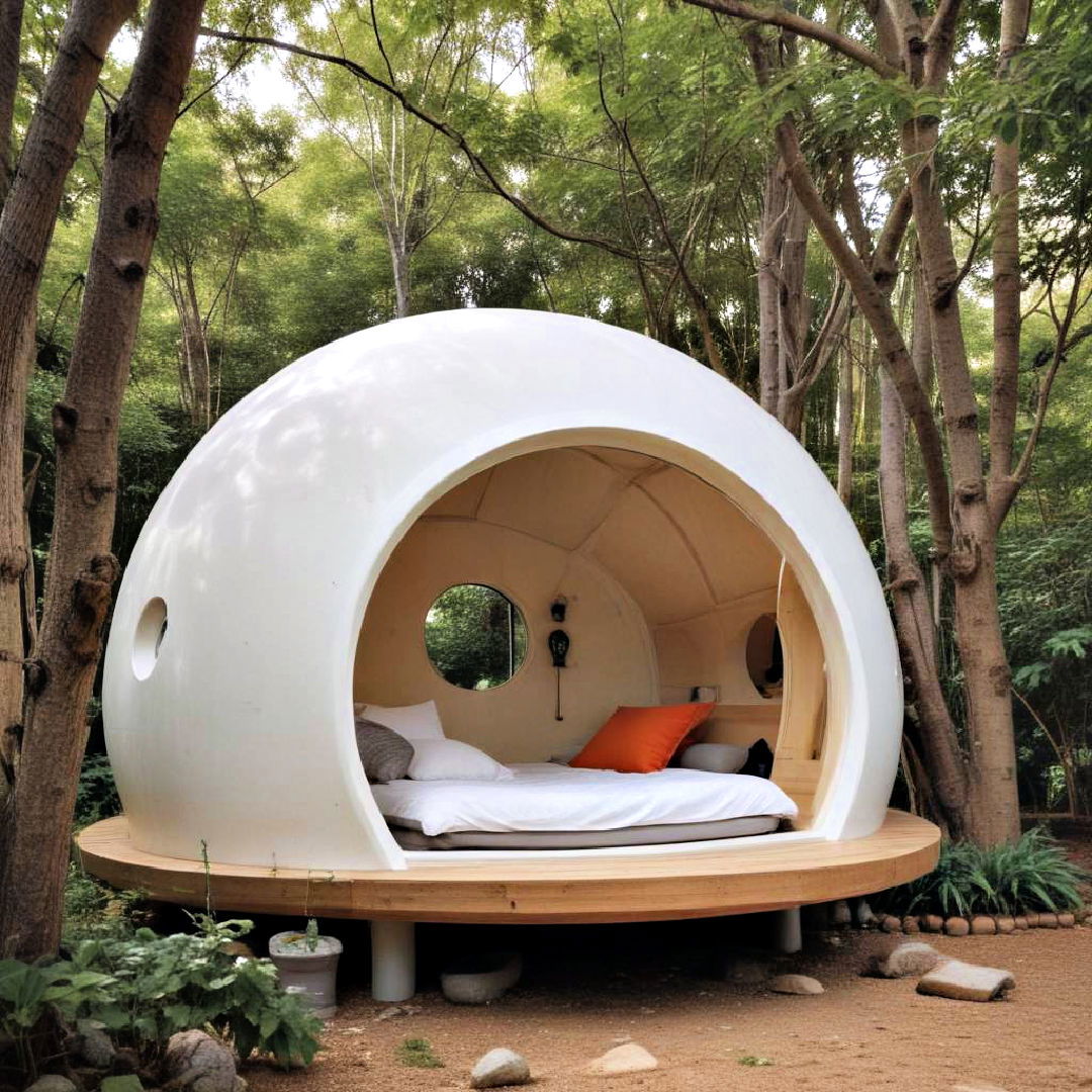 outdoor sleeping pod