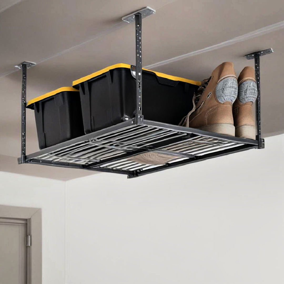 overhead storage racks