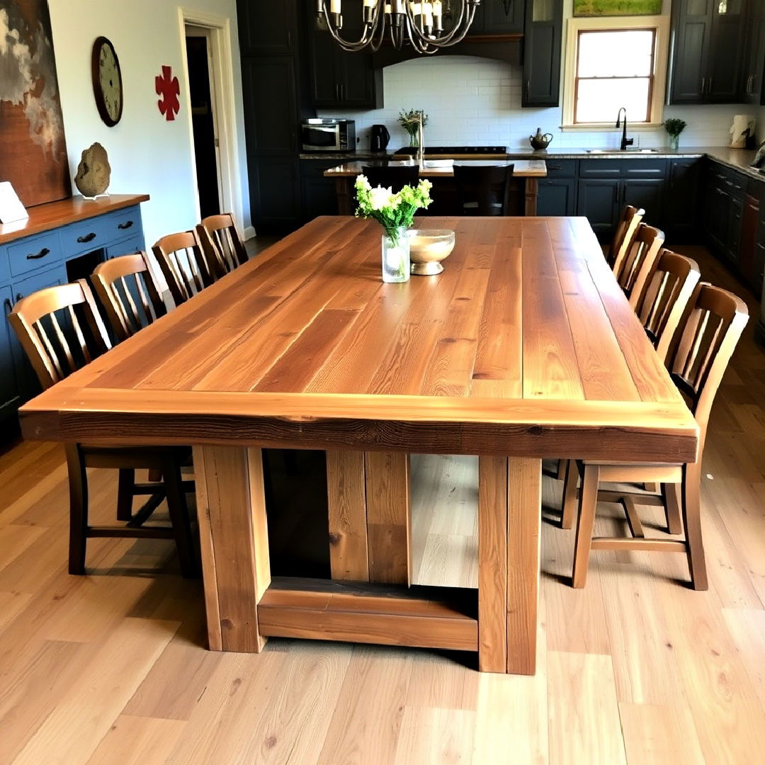 oversized farmhouse table