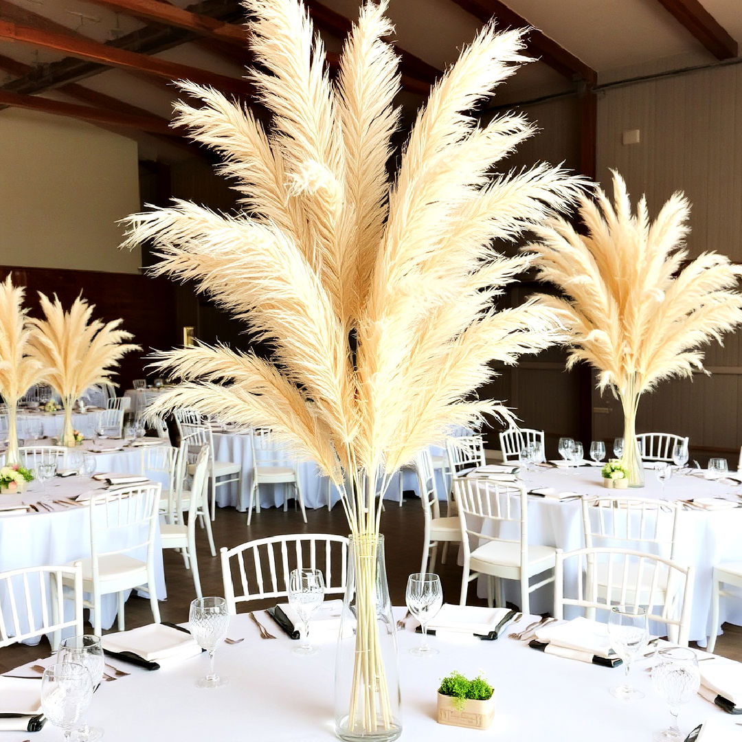 pampas grass arrangements