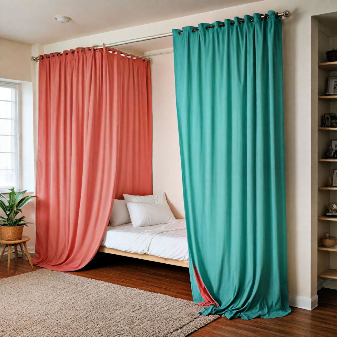 partition curtain for privacy