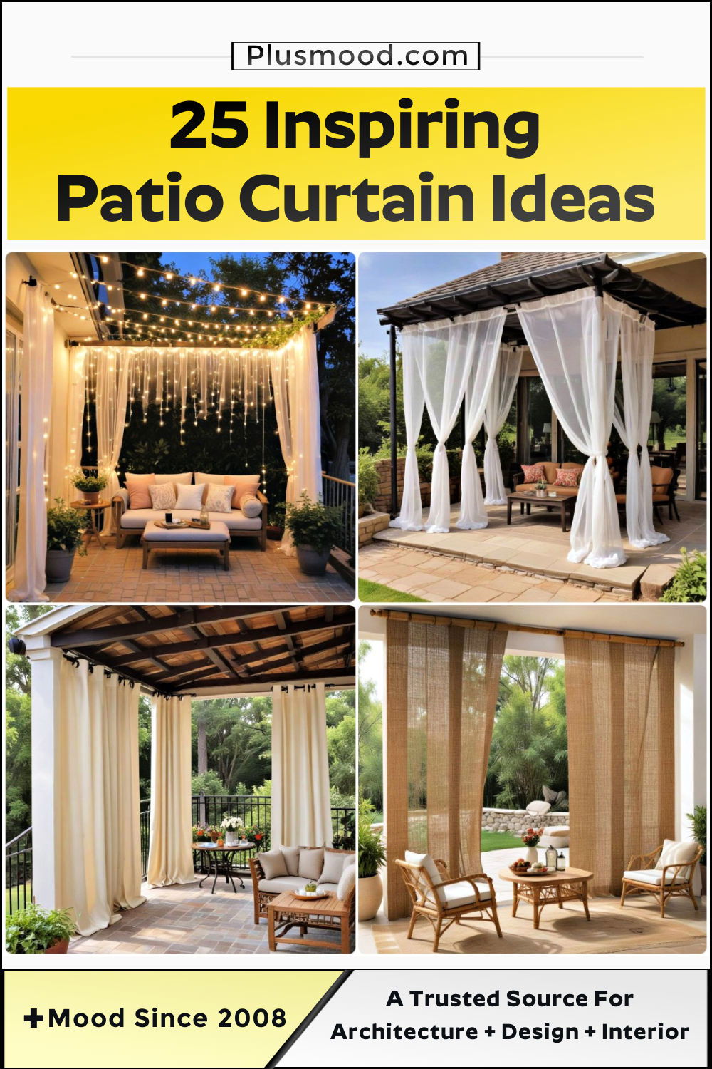 patio curtain ideas and inspiration