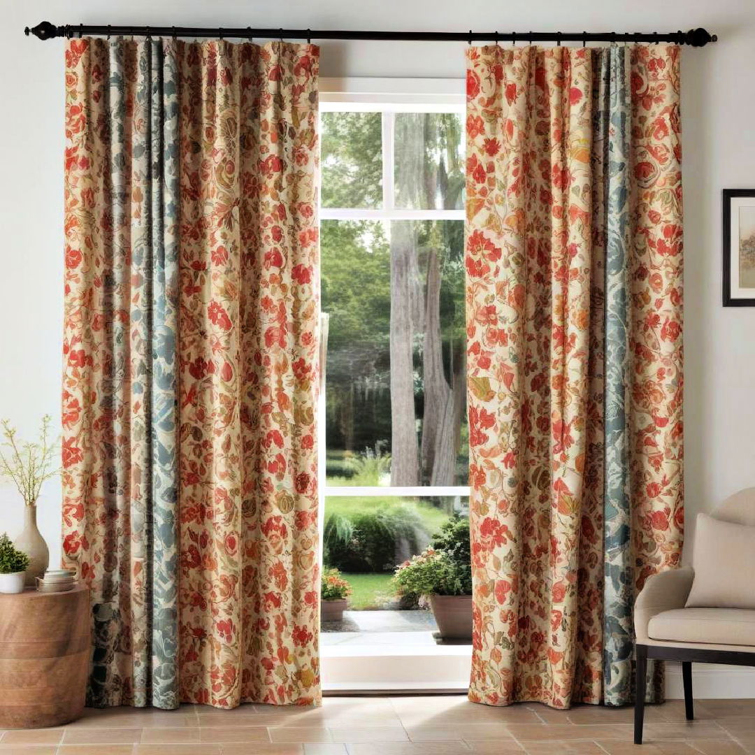 patterned curtains