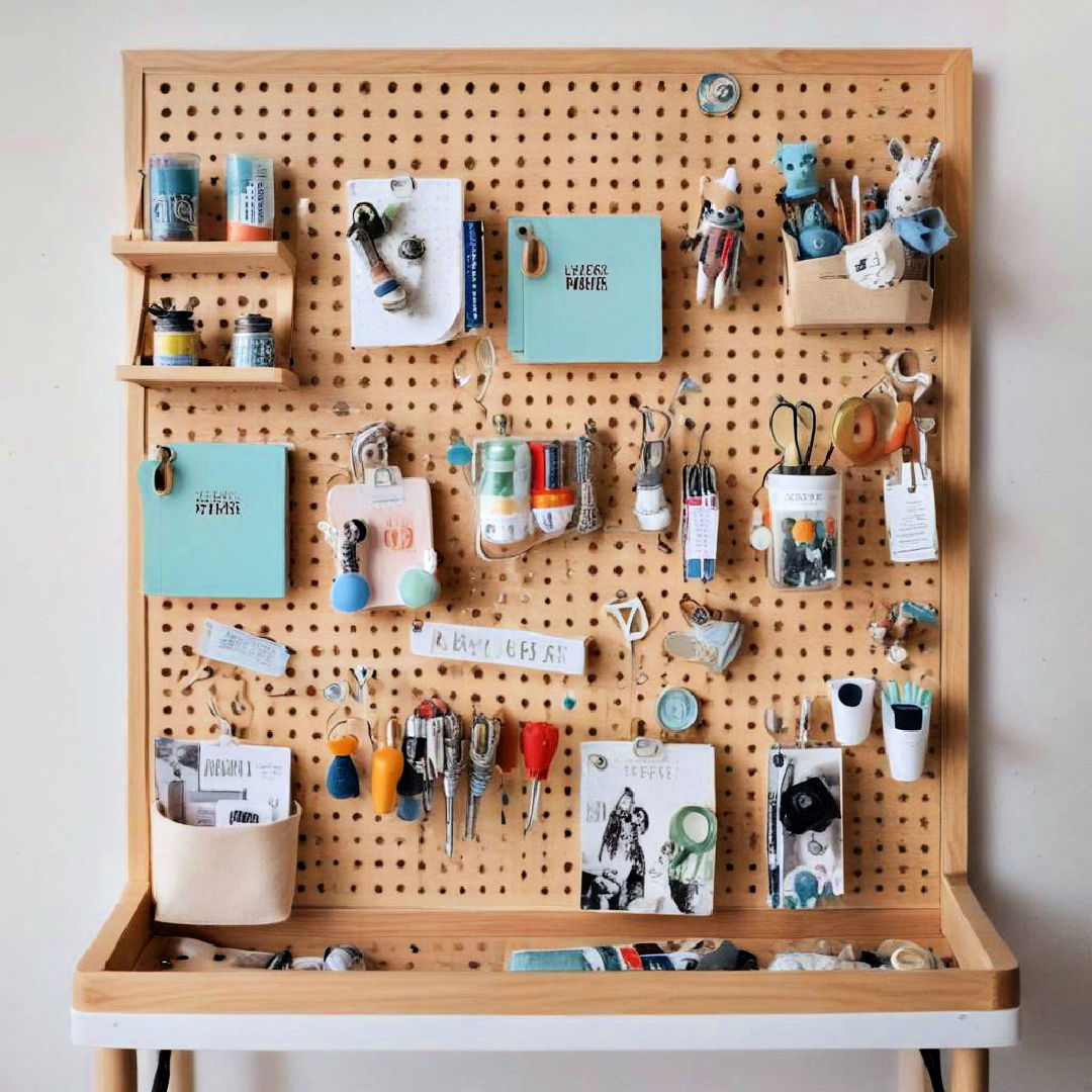 pegboard organization