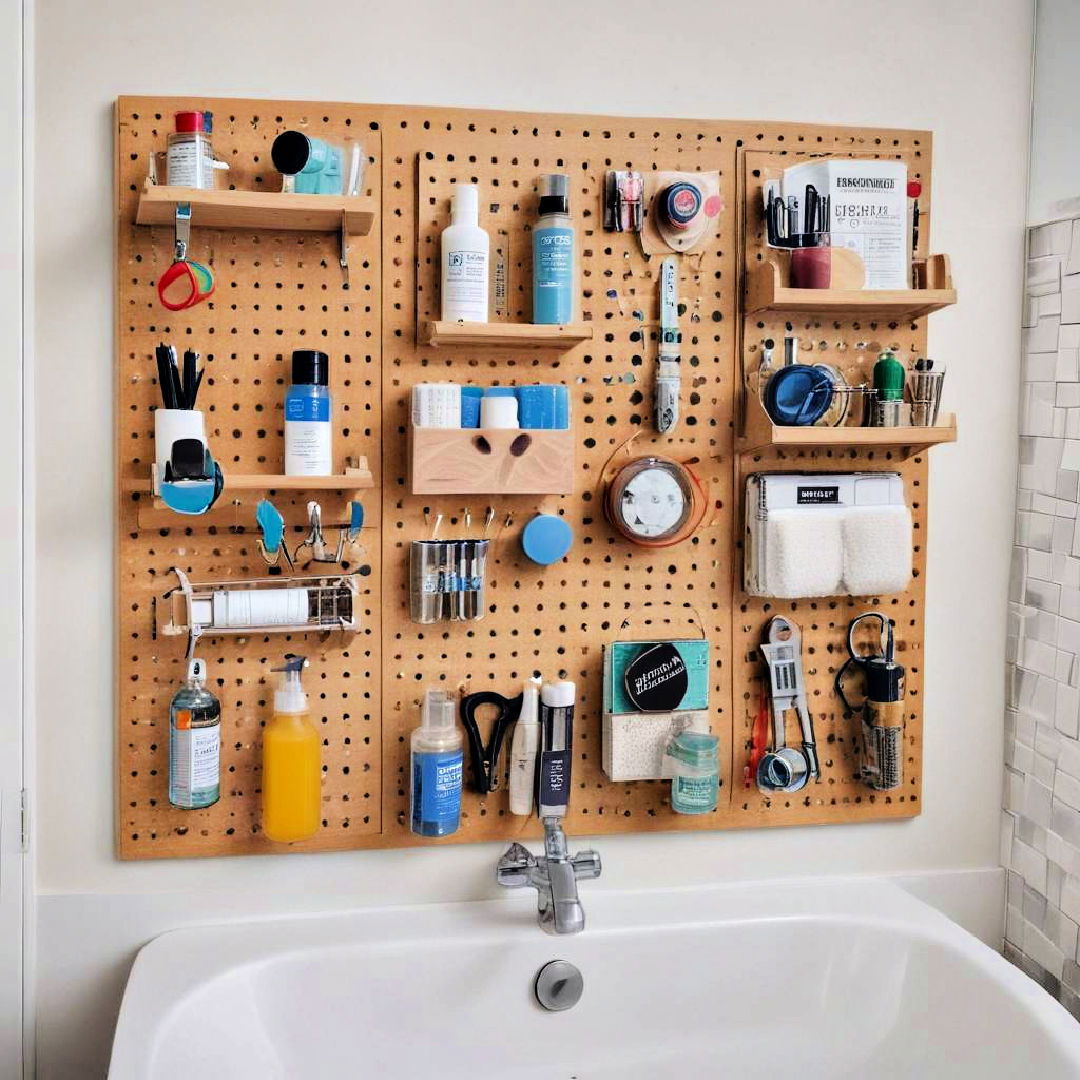 pegboard storage system