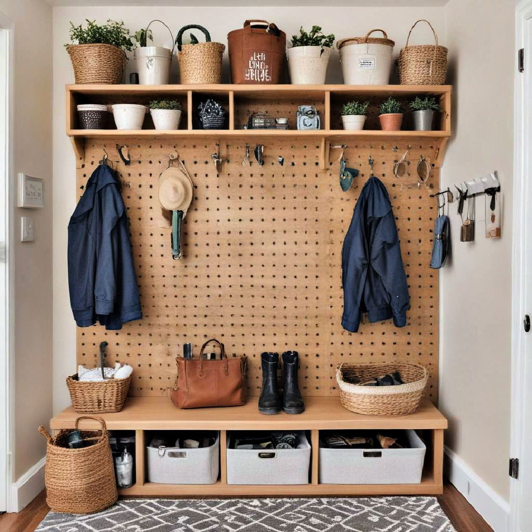 pegboard wall