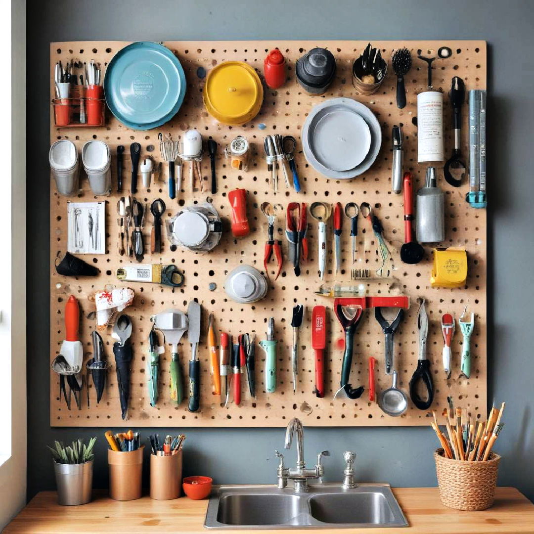 pegboard wall