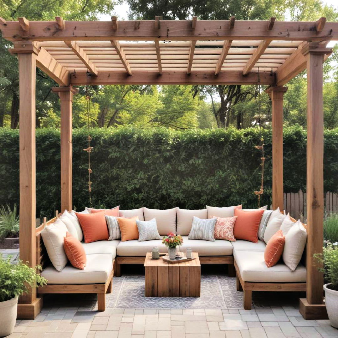 pergola seating