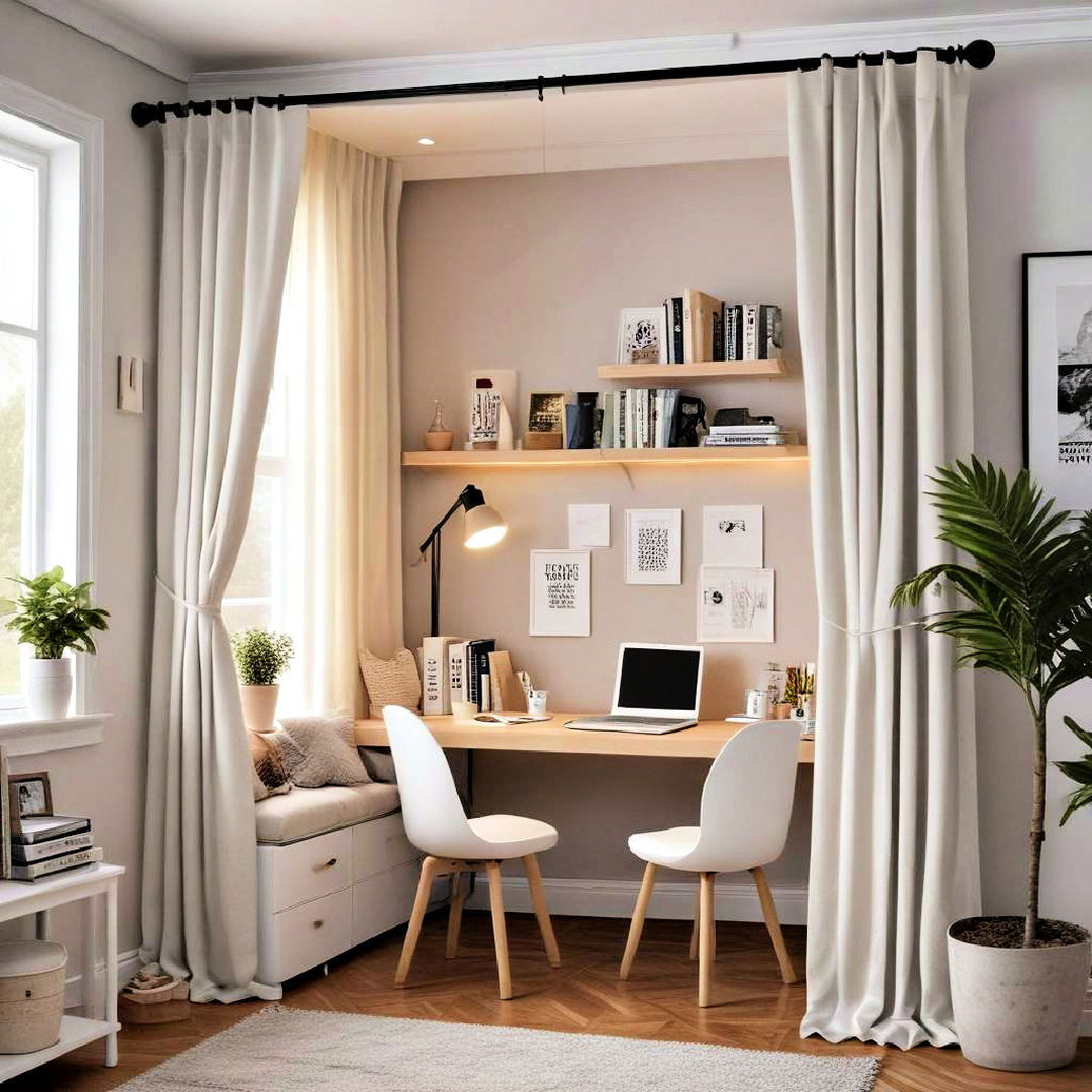 personalized study nook